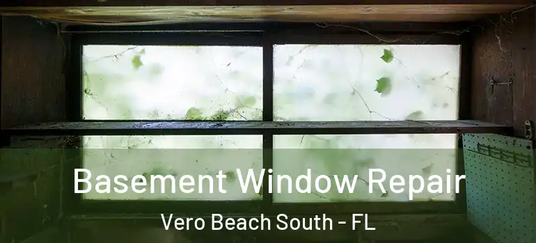Basement Window Repair Vero Beach South - FL