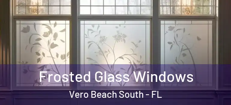 Frosted Glass Windows Vero Beach South - FL