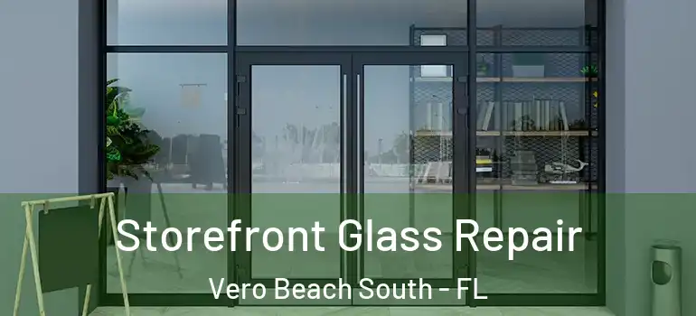 Storefront Glass Repair Vero Beach South - FL